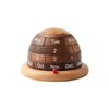 Walnut Planet Perpetual Desk Calendar