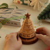 Wooden Christmas Tree Perpetual Calendar show