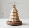 Wooden Christmas Tree Perpetual Calendar Sze