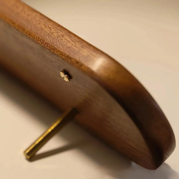 2026 Vintage Wooden Desktop Calendar Detail