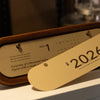 2026 Vintage Wooden Desktop Calendar Preview