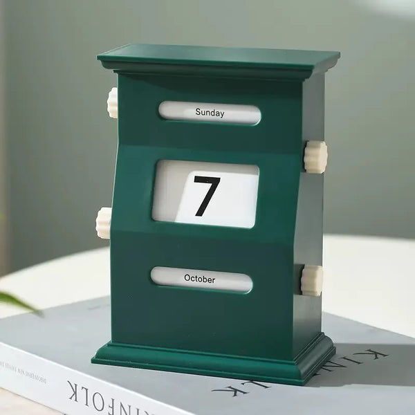 Retro Mailbox Flip Desk Calendar On The Book