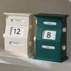 Retro Mailbox Flip Desk Calendar Together