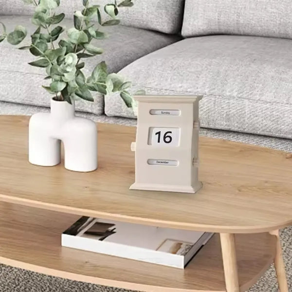 Retro Mailbox Flip Desk Calendar White Preview