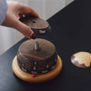 Walnut Planet Perpetual Desk Calendar structure
